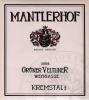 Mantlerhof Gruner Veltliner Weitgasse 2008