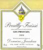 Domaine Jeandeau Pouilly Fuisse Prouges 2000