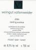 Vollenweider Riesling Wolfer Goldgrube Auslese Portz 2007