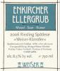 Weiser-Kunstler Riesling Enkircher Ellergrub Spatlese Weiser-Kunstler 2007