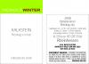 Winter Riesling Kalkstein 2006